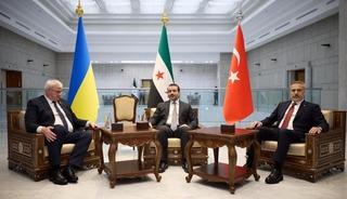 Fidan'dan Suriyeli ve Ukraynallı mevkidaşları ile &uuml;&ccedil;l&uuml; g&ouml;r&uuml;şme