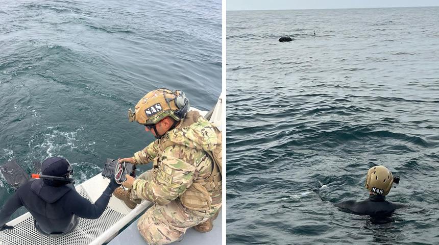 Kırklareli a&ccedil;ıklarında tespit edilen mayın imha edildi