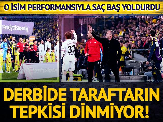 Derbide taraftarın tepkisi dinmiyor! O isim performansıyla sa&ccedil; baş yoldurdu