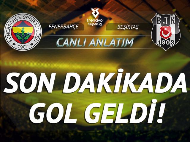 Derbide Fenerbah&ccedil;e Beşiktaş'ı son saniyede yıktı! Zirve yangın yeri