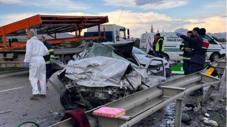 Eskişehir-Ankara yolunda korkun&ccedil; kaza: 4 kişi hayatını kaybetti: 2 ağır yaralı