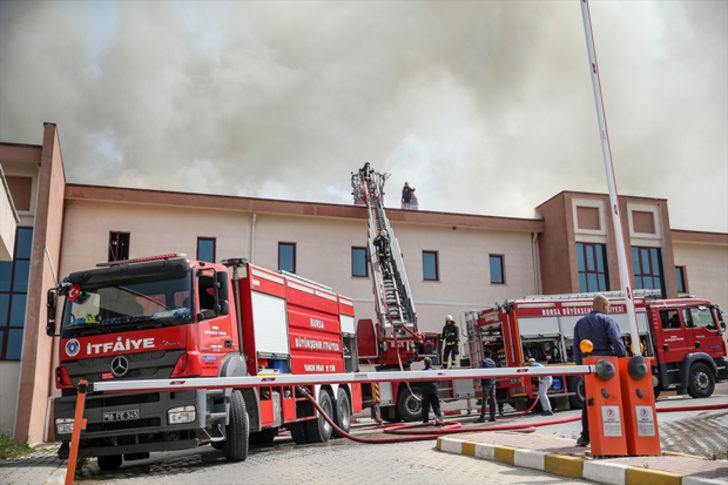 Bursa'da hastane yangını!