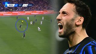 Hakan Çalhanoğlu'ndan İtalya'yı sallayan gol! Şampiyonluğa koşuyor