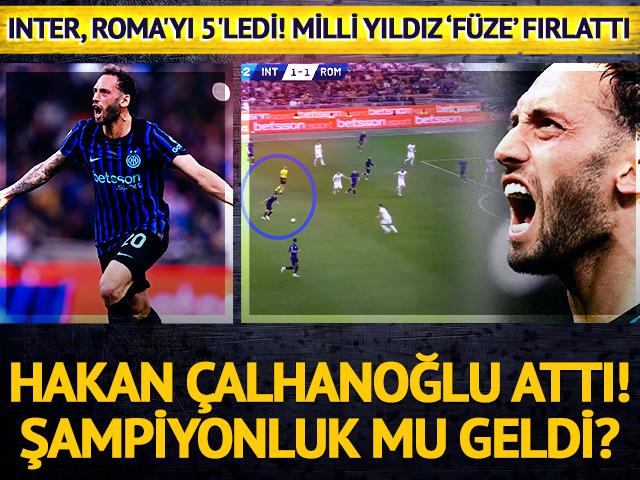 Hakan &Ccedil;alhanoğlu'ndan İtalya'yı sallayan gol! Şampiyonluğa koşuyor