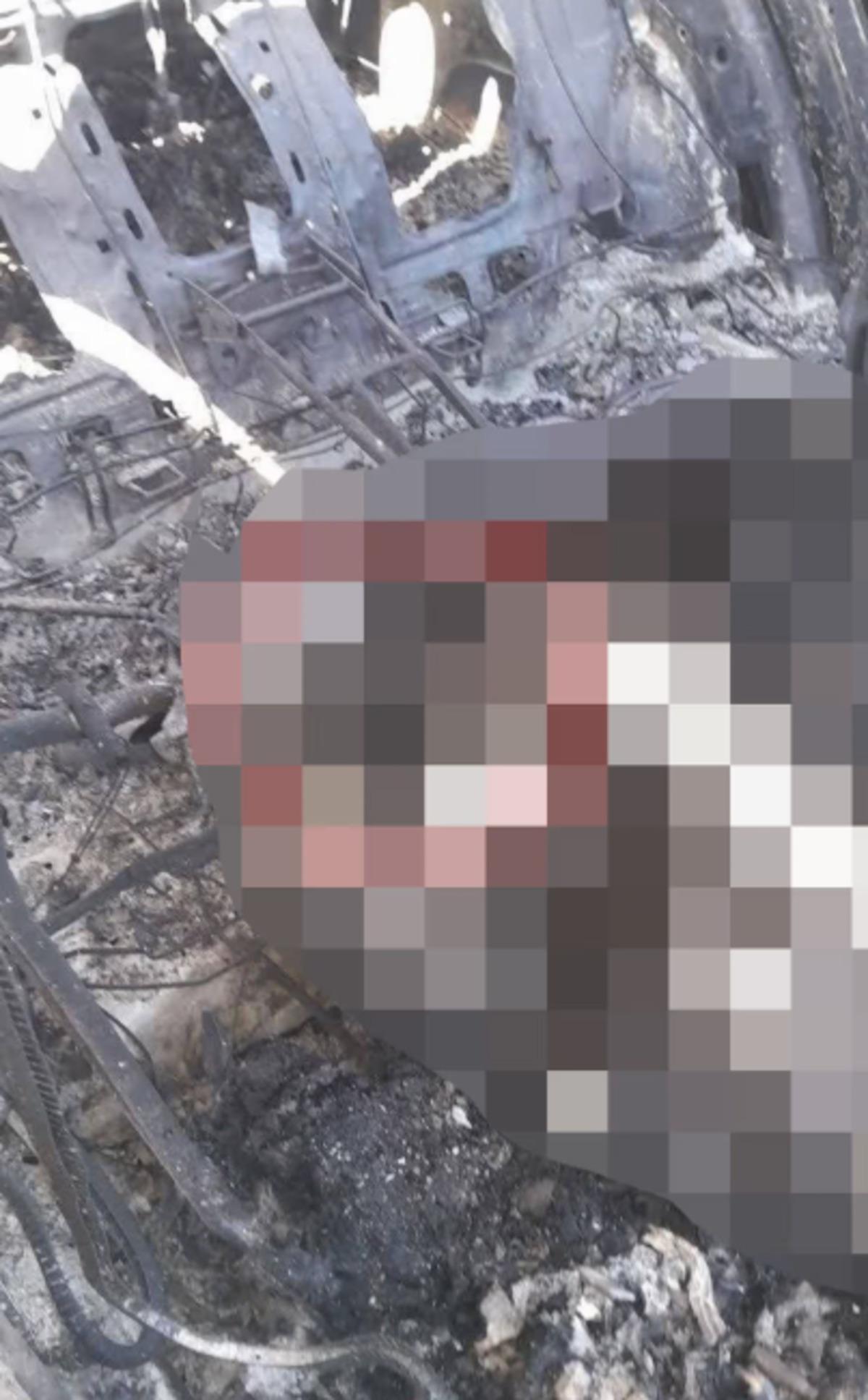 İran medyasından dikkat &ccedil;eken paylaşım! D&uuml;şen ABD u&ccedil;ağı ve yanmış asker kafası 2