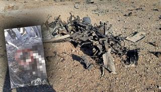 İran medyası d&uuml;şen ABD u&ccedil;ağı ve yanmış asker kafasını paylaştı