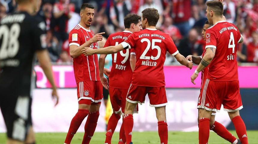 Bayern Münih 5 - 1 Borussia Monchengladbach (Maç özeti)