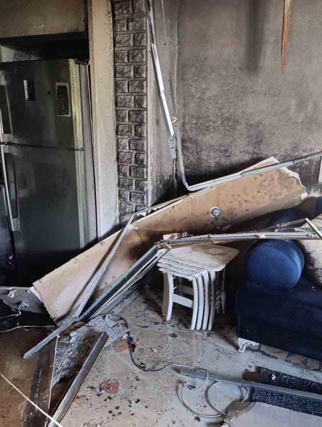Antakya’da ev yangını 1