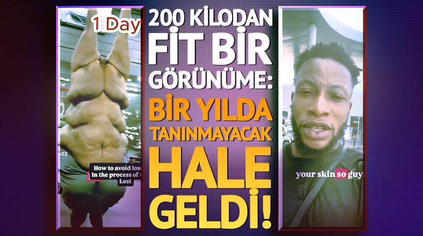 200 Kilodan fit bir g&ouml;r&uuml;n&uuml;me: Bir yılda tanınmayacak hale geldi!