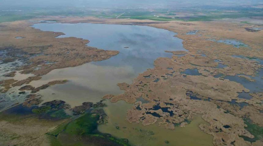 Eber G&ouml;l&uuml;&rsquo;nde su seviyesi g&ouml;zle g&ouml;r&uuml;l&uuml;r şekilde arttı