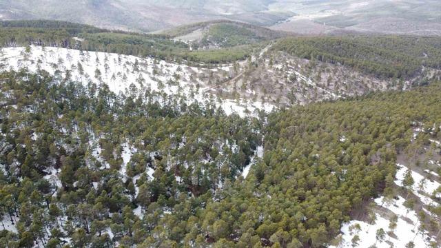 Yozgat&rsquo;ın y&uuml;kseklerinde kış ve bahar bir arada yaşanıyor 6