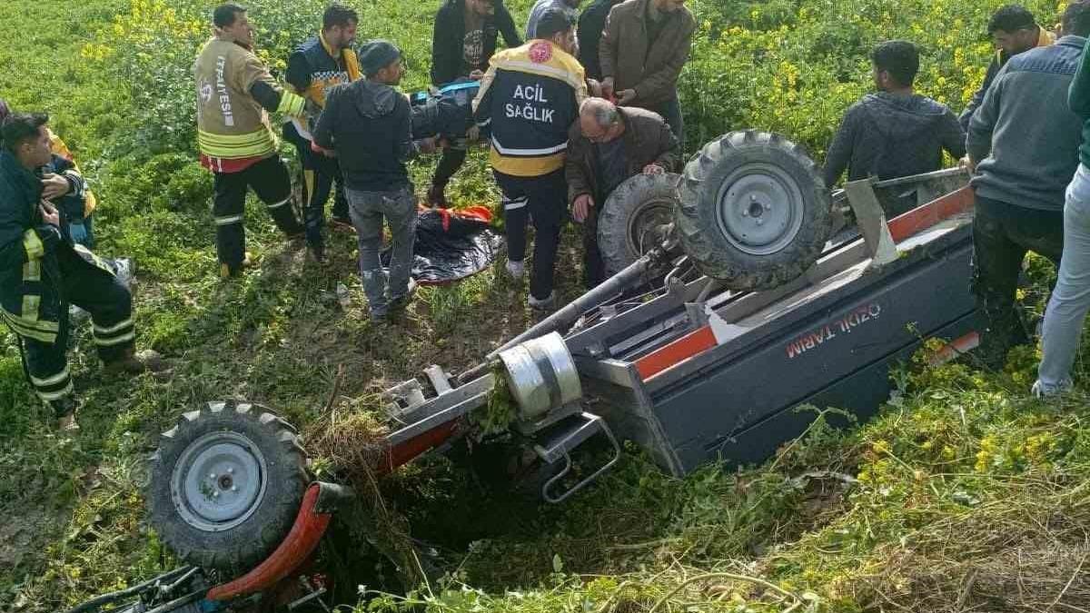 Takla atan patpatın sürücüsü yaralandı