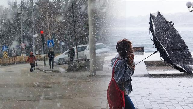 Bir ilimizde kar yağdı, AKOM uyardı! Kış geri geliyor