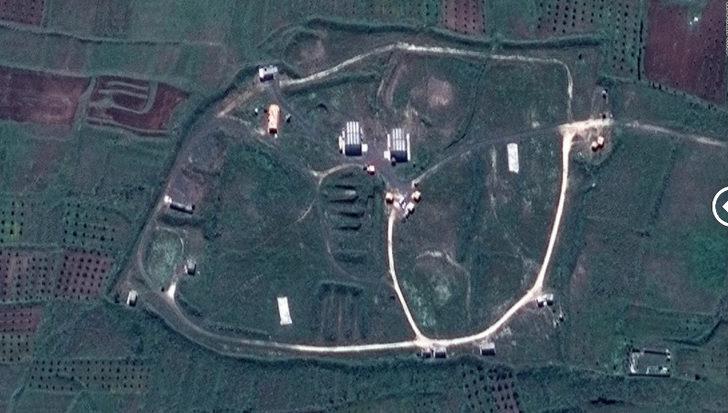 Suriye’de vurulan tesisler uydudan görüntülendi!  G1