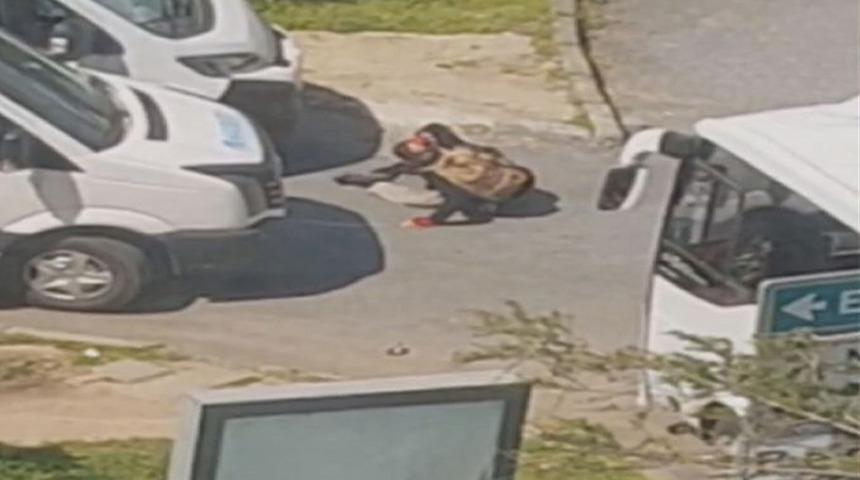 İsrail konsolosluğu &ouml;n&uuml;ndeki &ccedil;atışmada dikkat &ccedil;eken an! Kahraman polisimiz b&ouml;yle avladı