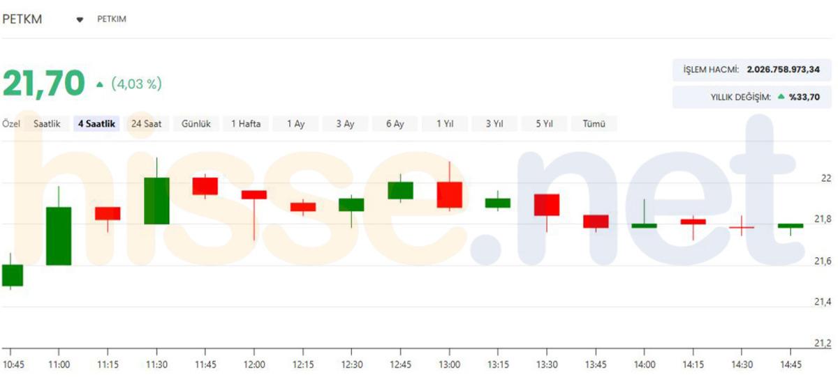 Petkim (PETKM) hissesi sert yükseldi! Hedef fiyat yukarı çekildi, Görsel 1