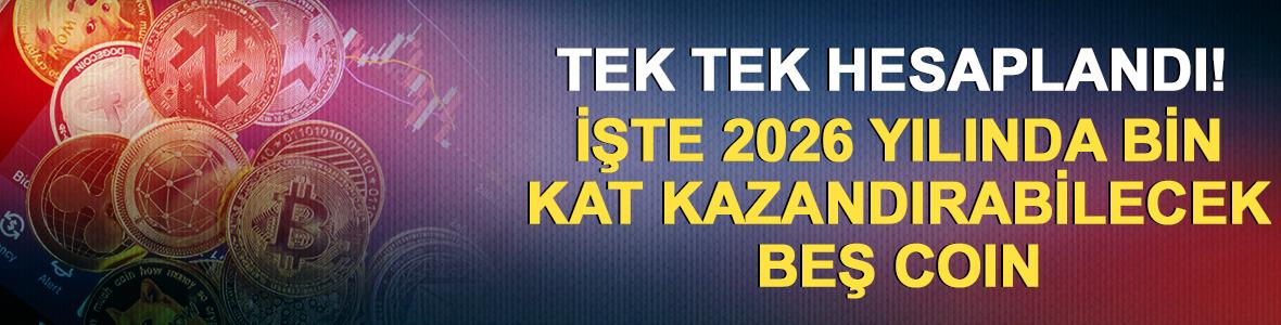 2026 yılında 1000 kat kazandırabilecek 5 coin