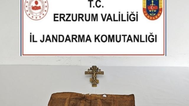 Erzurum’da tarihi eser operasyonu