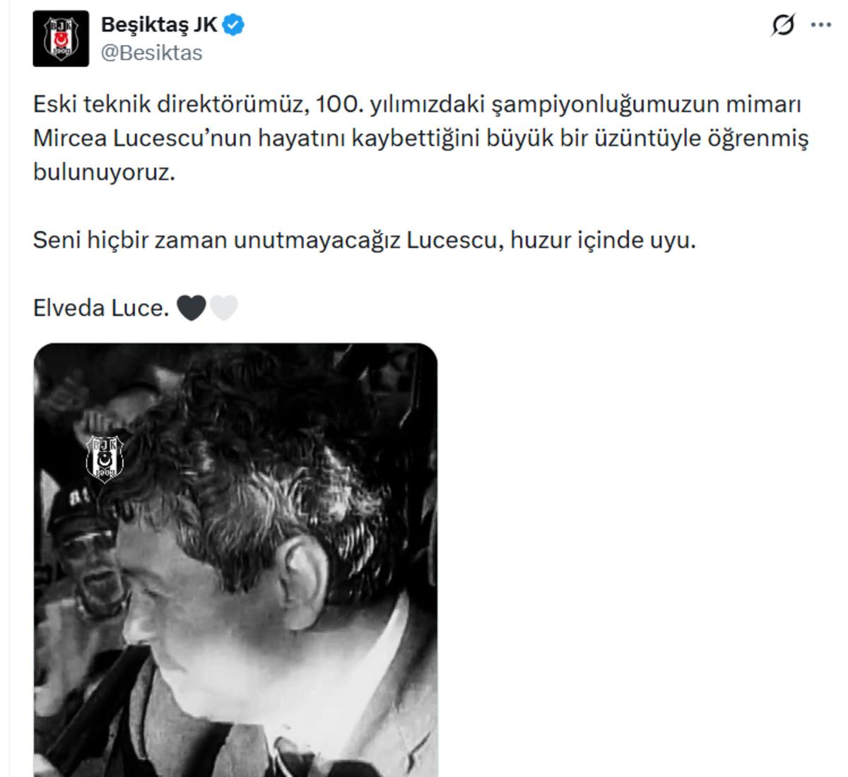 Futbol efsanesi Mircea Lucescu hayatını kaybetti! Son maçına Benim orada bir parçam var dediği İnönü de çıktı... 4
