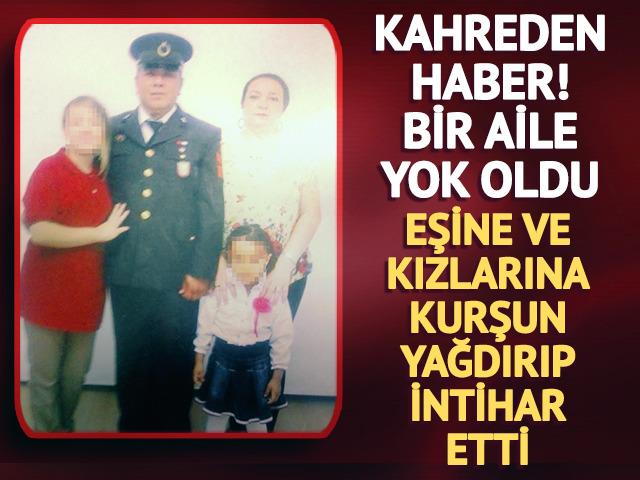 Tartışma katliama d&ouml;nd&uuml;! Eşini, kızını katletti, ardından intihar etti