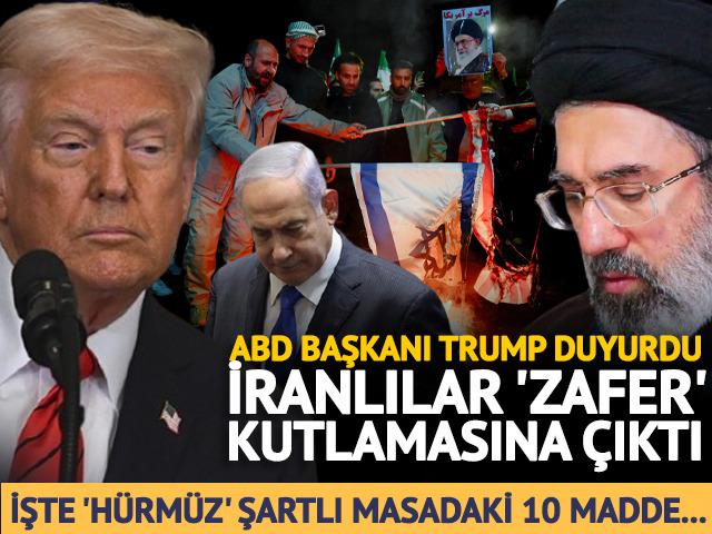 ABD-İran savaşında iki haftalık ateşkes kararı! H&uuml;rm&uuml;z Boğazı...