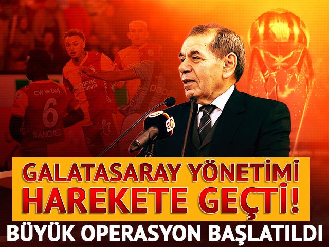 Galatasaray y&ouml;netimi harekete ge&ccedil;ti! B&uuml;y&uuml;k operasyon başlatıldı