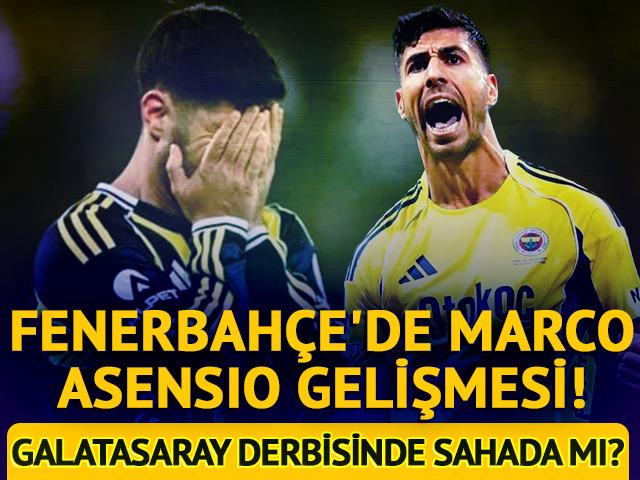 Fenerbah&ccedil;e'de derbi galibiyetine sakatlık g&ouml;lgesi! Marco Asensio sahalardan ne kadar uzak kalacak?