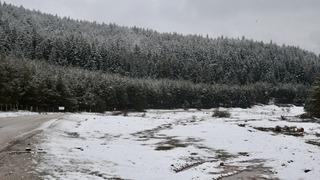 Bolu ve Karabük'ün yüksek kesimlerine ilkbaharın ortasında kar yağdı