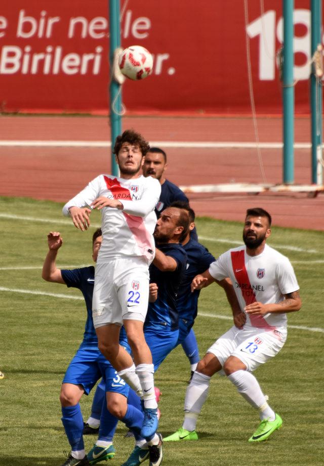 Çanakkale Dardanel - Düzcespor: 3-3