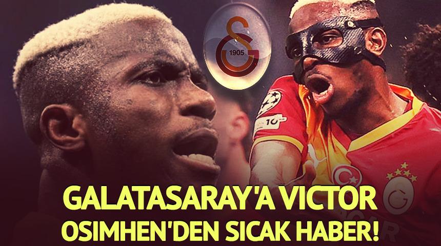 Galatasaray'a Osimhen'den sıcak haber! İşte sakatlıktan d&ouml;n&uuml;ş planı