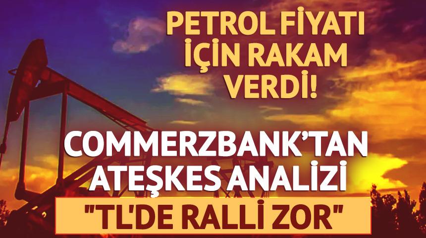 Commerzbank'tan ateşkes yorumu: Petrol fiyatları 70 dolara inebilir
