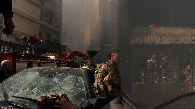 L&uuml;bnan'da İsrail katliamı! 10 dakikada 100  bomba atıldı: İran karşılık verecek