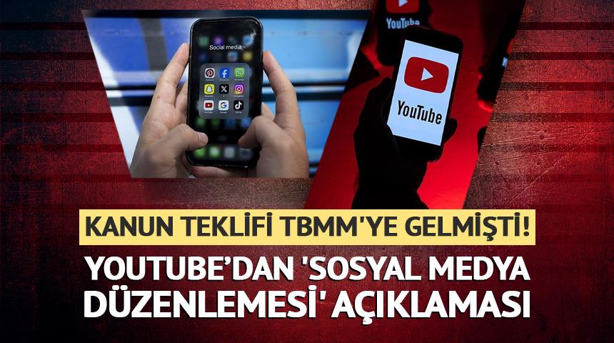 YouTube T&uuml;rkiye'den 'sosyal medya d&uuml;zenlemesi' a&ccedil;ıklaması