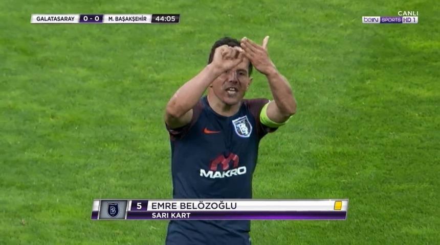 Emre Belözoğlu'ndan Galatasaray maçında şok hareket!
