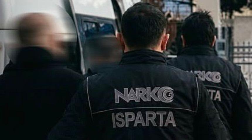 Isparta&rsquo;da uyuşturucu operasyonunda 2 ş&uuml;pheli tutuklandı