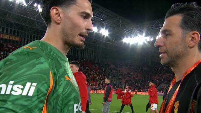 Ekrana yansıdı! Uğurcan Çakır'dan maç sonu damga vuran sözler