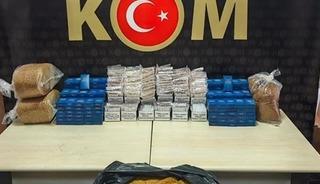 Bilecik&rsquo;te 17 bin 320 adet doldurulmuş makaron ele ge&ccedil;irildi