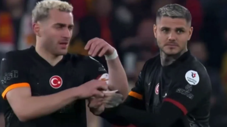 G&ouml;ztepe-Galatasaray ma&ccedil;ına damga vuran kare! Icardi girer girmez &ouml;yle bir şey yaptı ki...