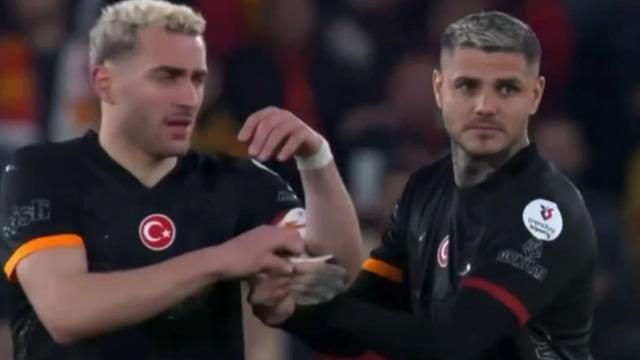 Göztepe-Galatasaray maçına damga vuran kare! Icardi girer girmez öyle bir şey yaptı ki...