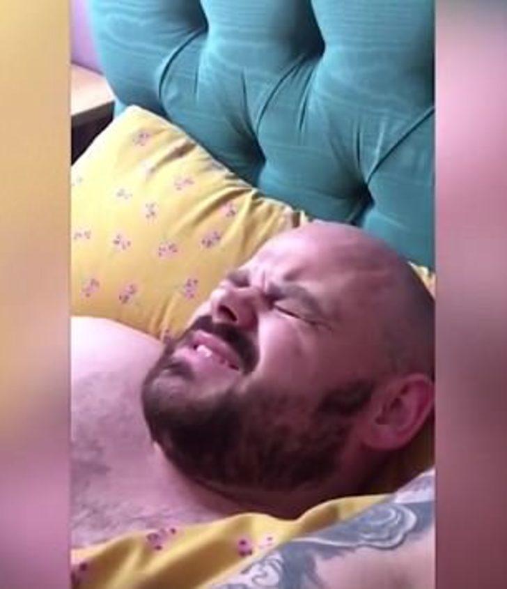 Gece boyunca uyumayan kadın bakın eşini nasıl cezalandırdı? G5