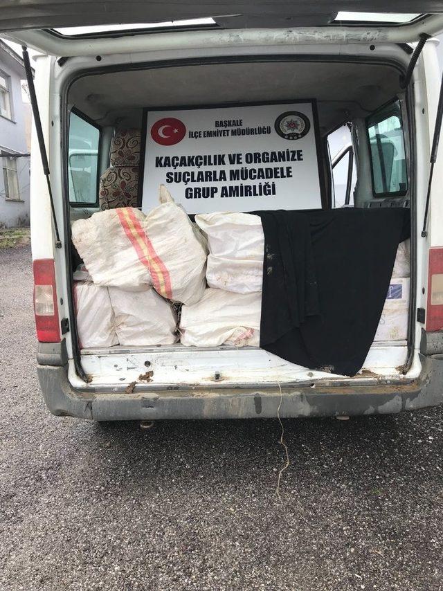 Van’da kaçak sigara operasyonu