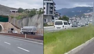 Ters y&ouml;nde ilerledi, s&uuml;r&uuml;c&uuml;lerin canını hi&ccedil;e saydı