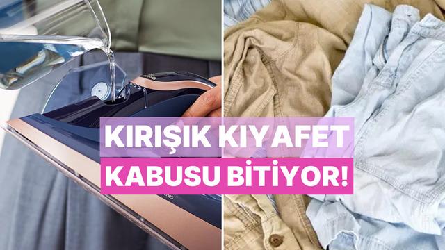 Kırışık kıyafetlerden saniyeler içinde kurtulma yolları