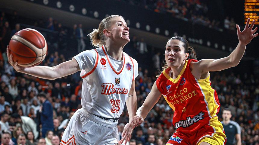 FIBA Kadınlar Avrupa Kupası&rsquo;nda şampiyon &Ccedil;İMSA &Ccedil;BK Mersin
