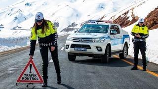 Erzurum kent merkezinde bir ayda 106  trafik kazası