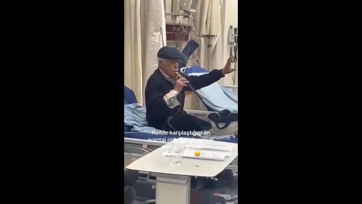 Acile giden adam bir anda kaval &ccedil;almaya başladı! Sebebi şaşırttı 1