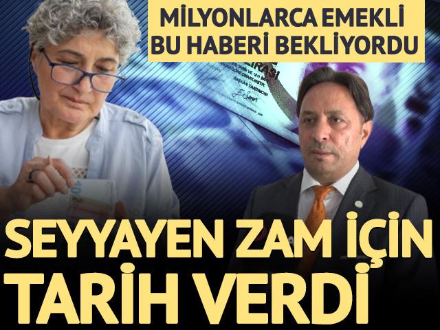 Milyonlarca emekliyi ilgilendiriyor! Seyyanen zam i&ccedil;in tarih verdi