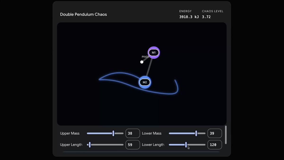Gemini uygulaması artık interaktif sim&uuml;lasyonlar &uuml;retebiliyor 1