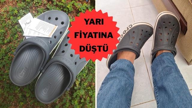 Sağlıklı adımların sırrı Crocs terlikte b&uuml;y&uuml;k indirim başladı!