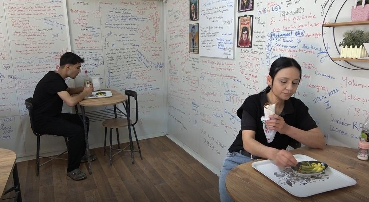 Konteynerdeki &ccedil;iğ k&ouml;fteci  duygu duvarı na d&ouml;n&uuml;şt&uuml; 2